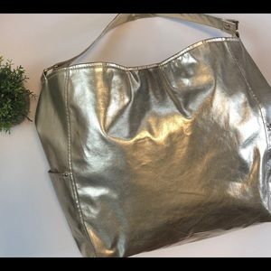 Metallic Gold Tote Bag